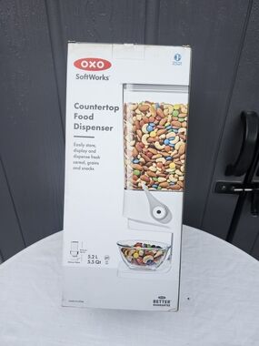 OXO SoftWorks Countertop Food Dispenser - White/Clear